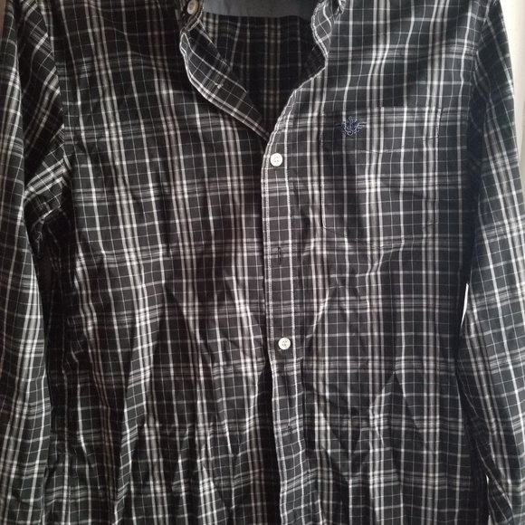 Size SM - Dockers Classic Fit Men's Plaid Button-Down Shirt - Picture 4 of 5